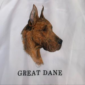 Vintage USA Great Dane dog Windbreaker jacket mens Size Medium